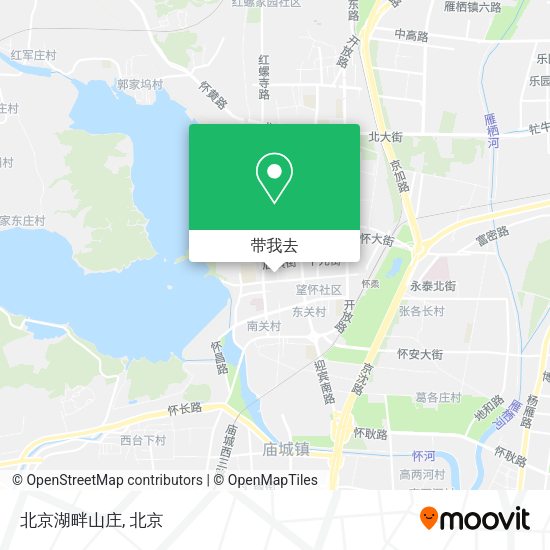 北京湖畔山庄地图