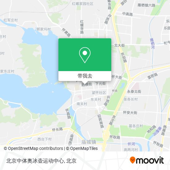 北京中体奥冰壶运动中心地图
