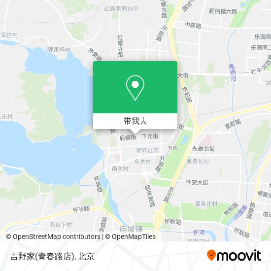吉野家(青春路店)地图