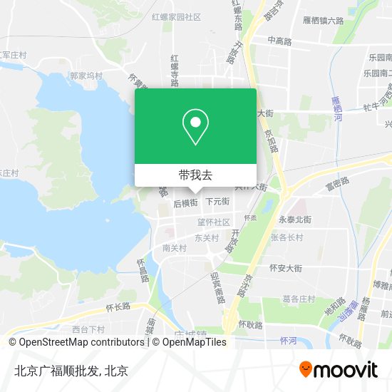北京广福顺批发地图