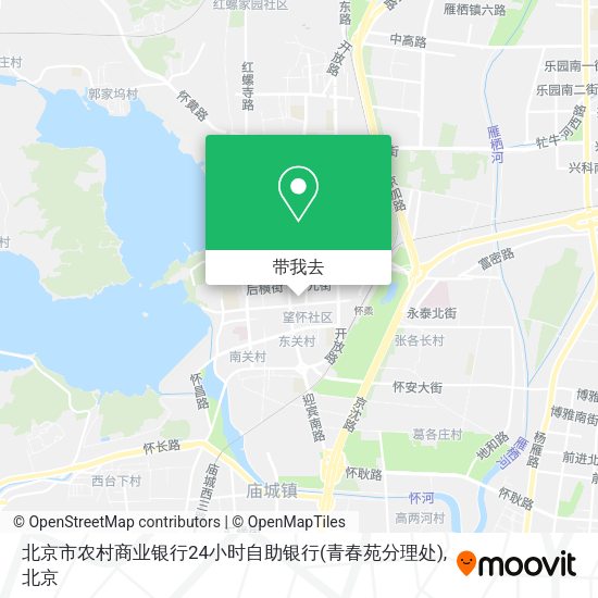 北京市农村商业银行24小时自助银行(青春苑分理处)地图