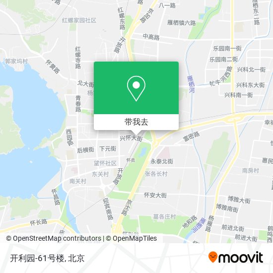 开利园-61号楼地图