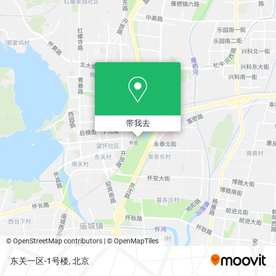 东关一区-1号楼地图