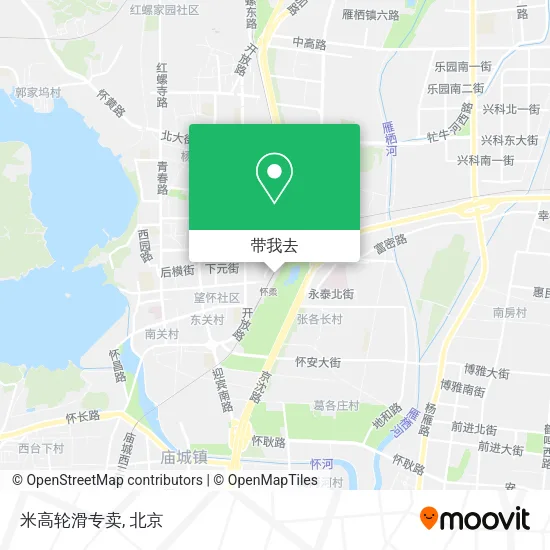 米高轮滑专卖地图