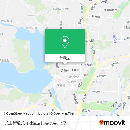龙山街道龙祥社区居民委员会地图