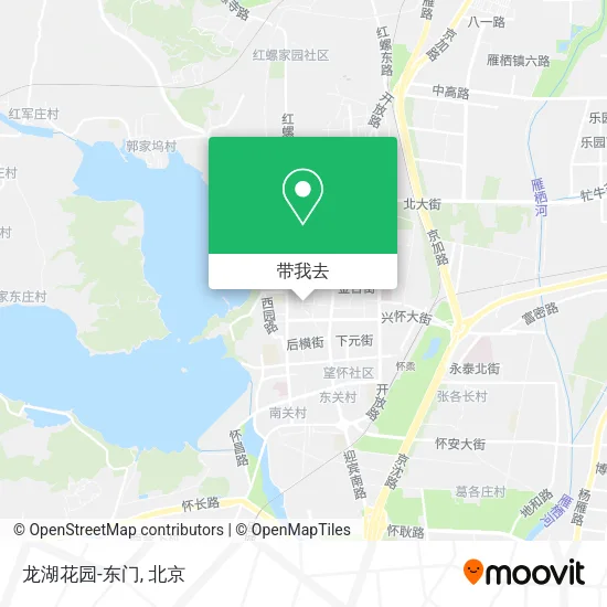 龙湖花园-东门地图