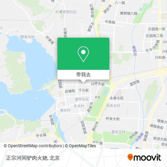 正宗河间驴肉火烧地图