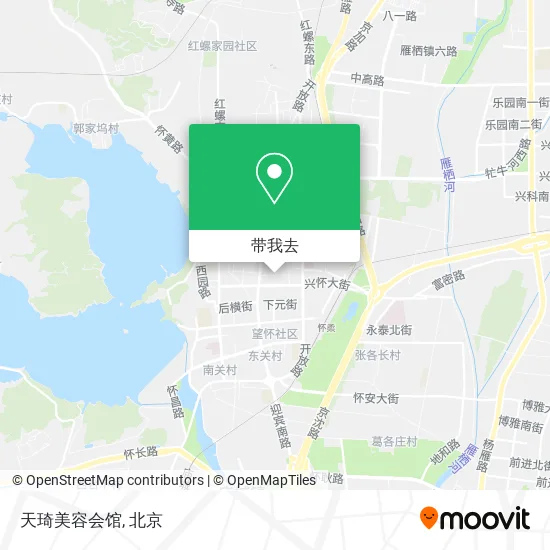 天琦美容会馆地图