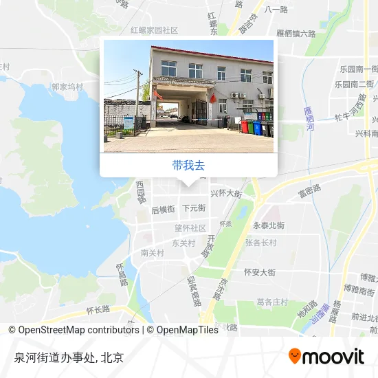 泉河街道办事处地图