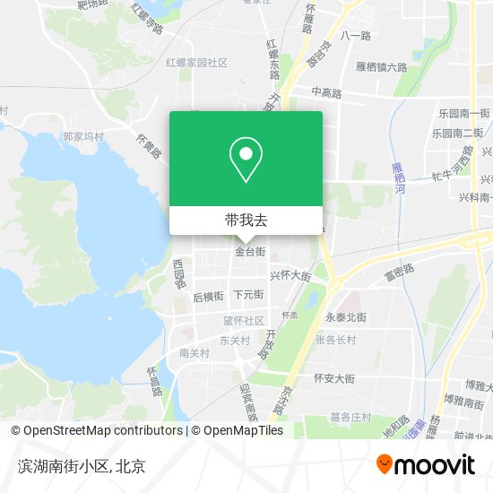 滨湖南街小区地图