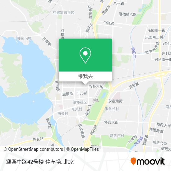 迎宾中路42号楼-停车场地图