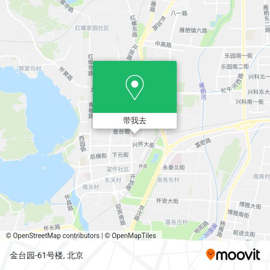 金台园-61号楼地图