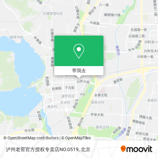 泸州老窖官方授权专卖店NO.0519地图