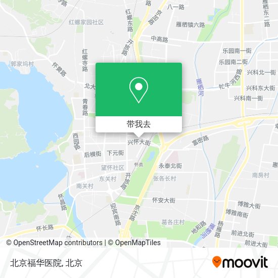 北京福华医院地图