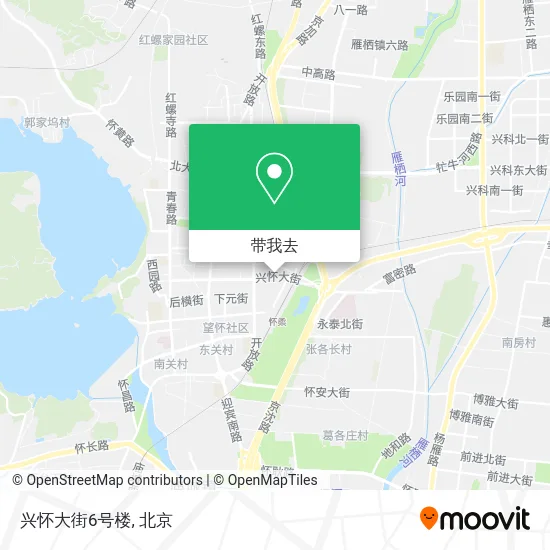 兴怀大街6号楼地图