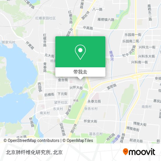 北京肺纤维化研究所地图