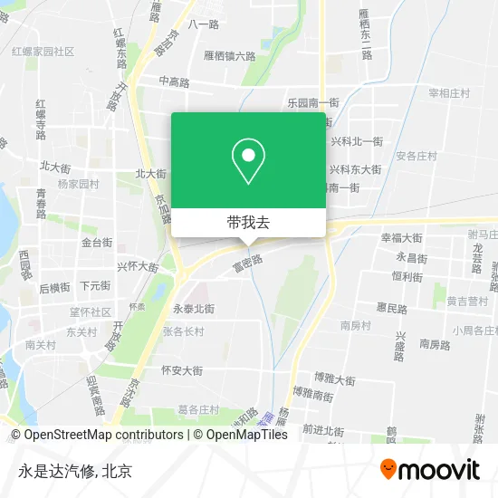 永是达汽修地图