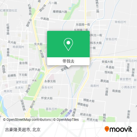 吉豪隆美超市地图
