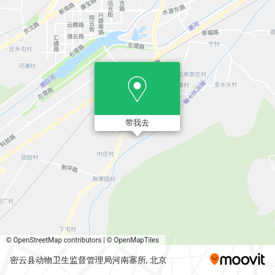 密云县动物卫生监督管理局河南寨所地图
