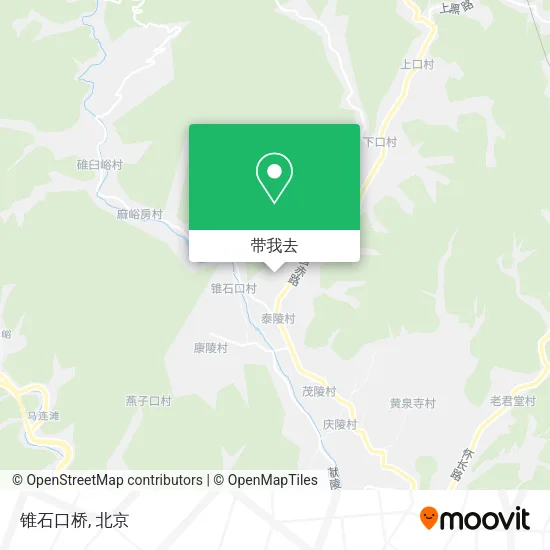 锥石口桥地图