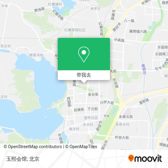玉熙会馆地图