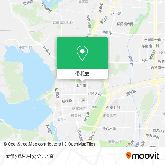 新贤街村村委会地图