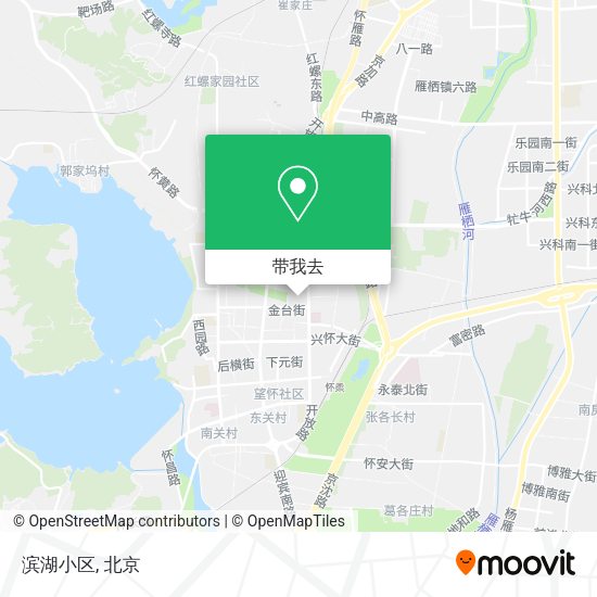 滨湖小区地图