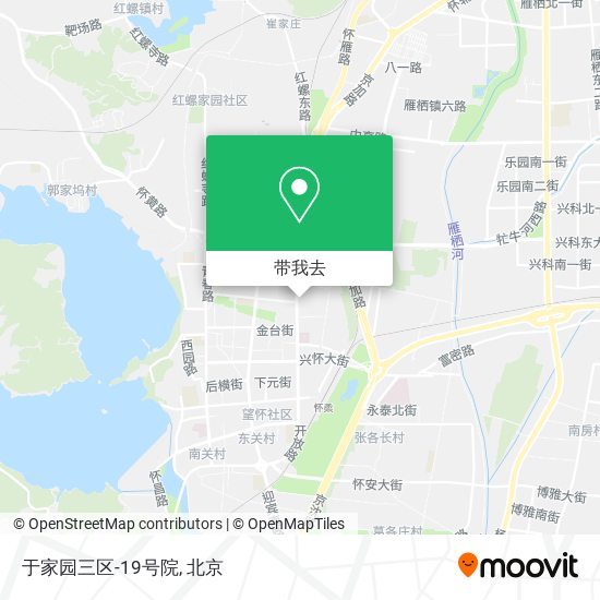 于家园三区-19号院地图
