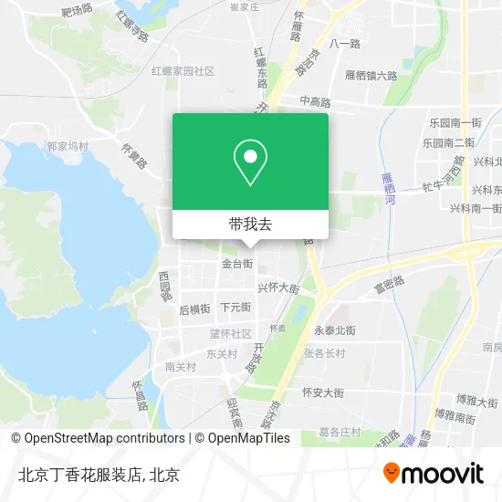 北京丁香花服装店地图