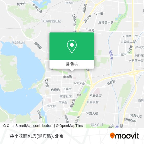 一朵小花面包房(迎宾路)地图