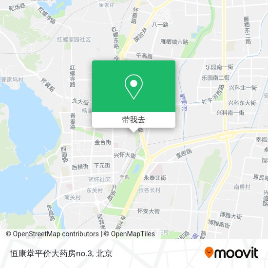 恒康堂平价大药房no.3地图