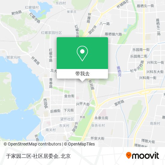 于家园二区-社区居委会地图