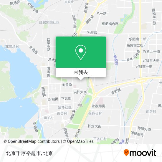 北京千厚裕超市地图