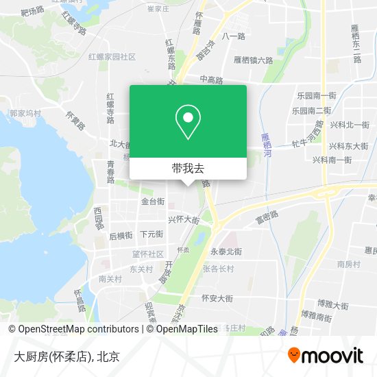 大厨房(怀柔店)地图