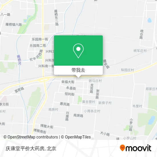 庆康堂平价大药房地图