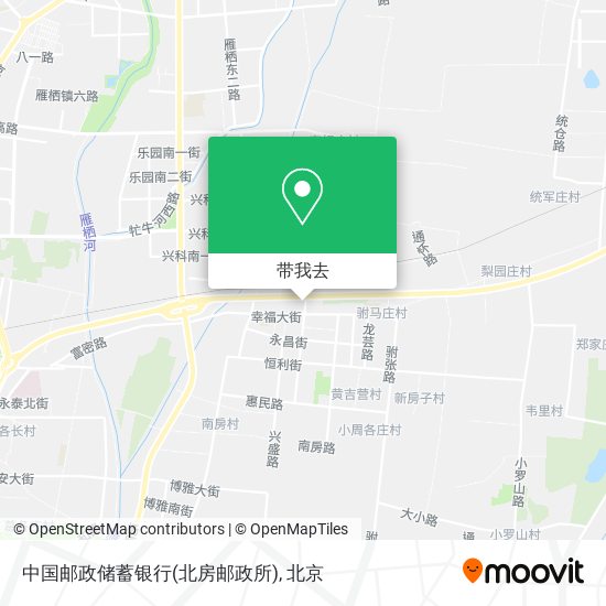 中国邮政储蓄银行(北房邮政所)地图