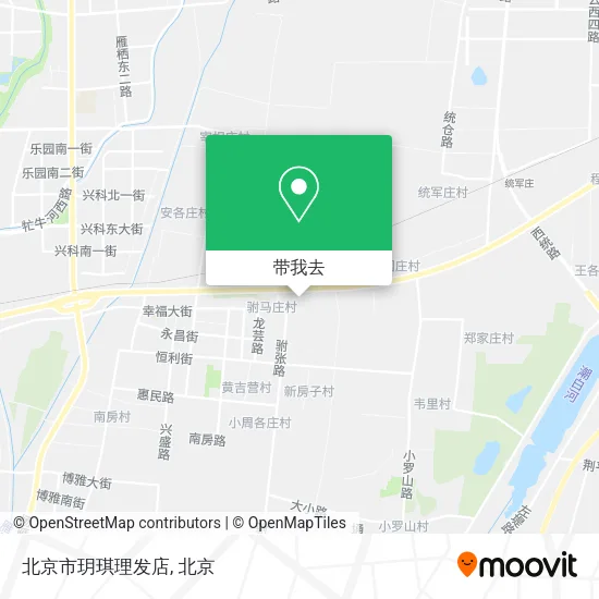 北京市玥琪理发店地图