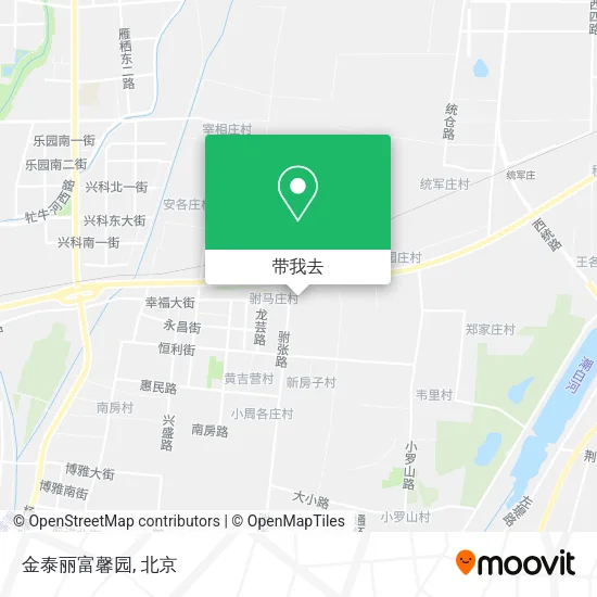 金泰丽富馨园地图