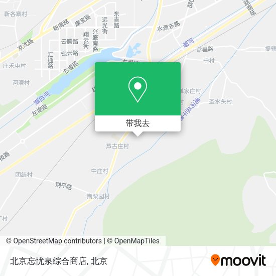 北京忘忧泉综合商店地图