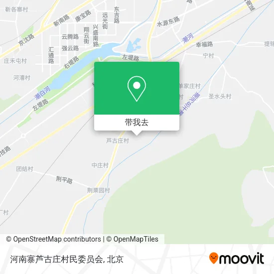 河南寨芦古庄村民委员会地图