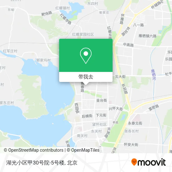 湖光小区甲30号院-5号楼地图
