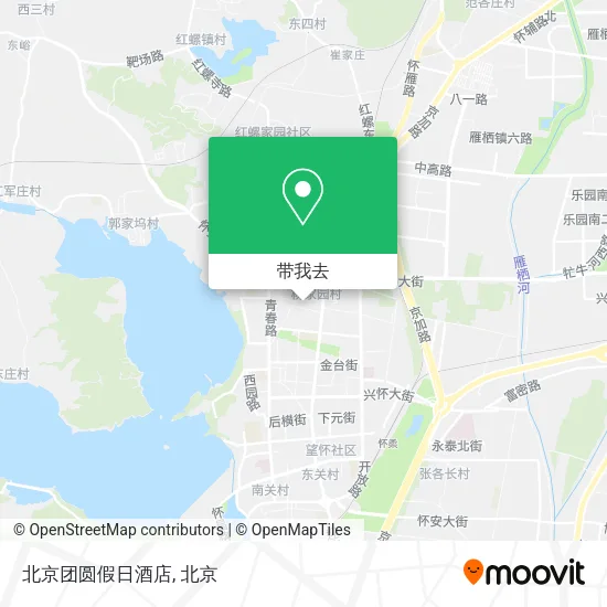 北京团圆假日酒店地图