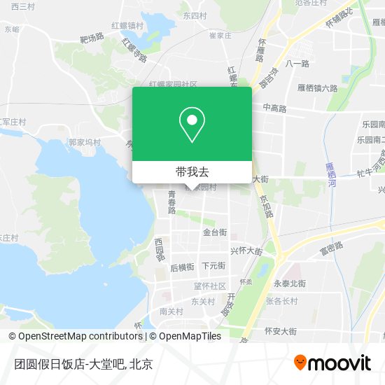 团圆假日饭店-大堂吧地图