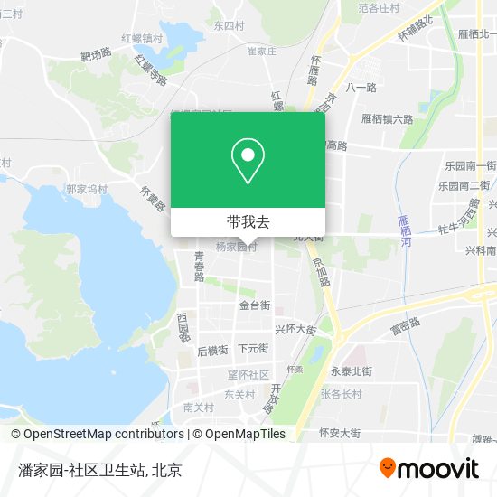 潘家园-社区卫生站地图