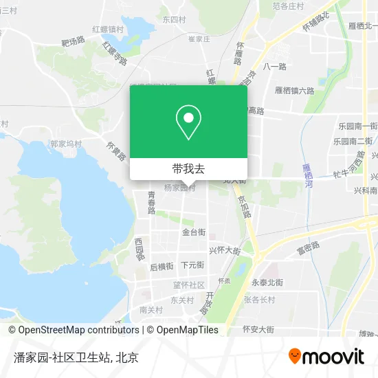 潘家园-社区卫生站地图