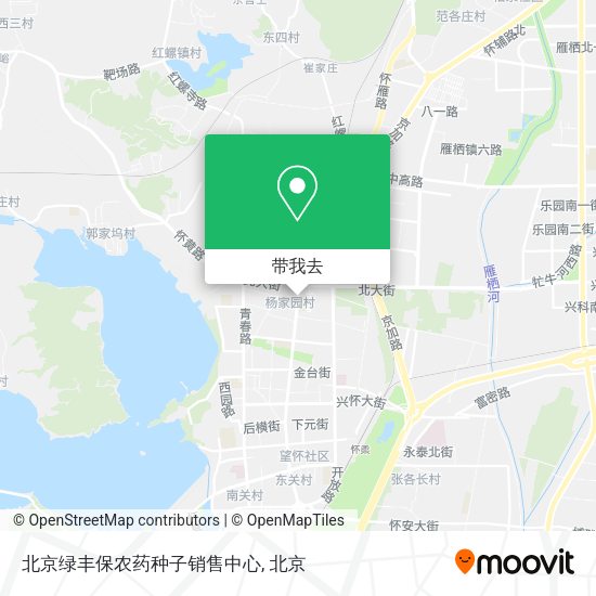 北京绿丰保农药种子销售中心地图