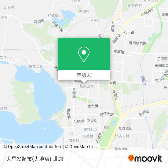 大星发超市(大地店)地图