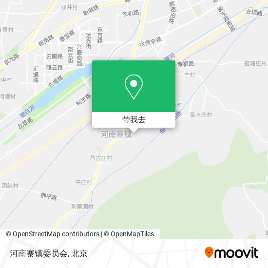 河南寨镇委员会地图