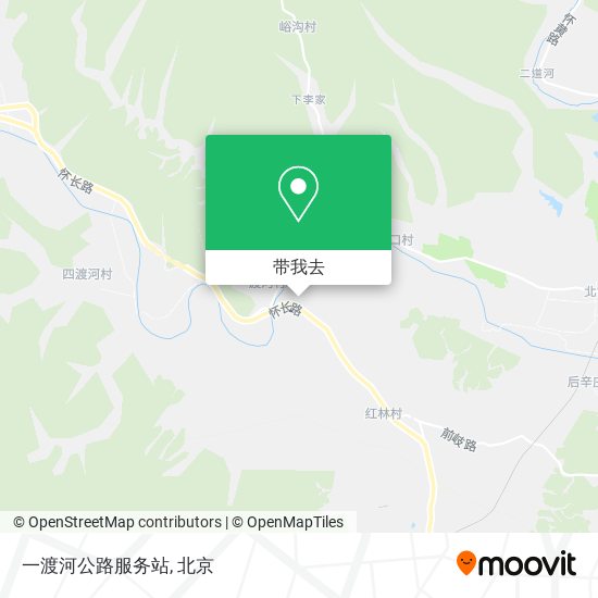 一渡河公路服务站地图