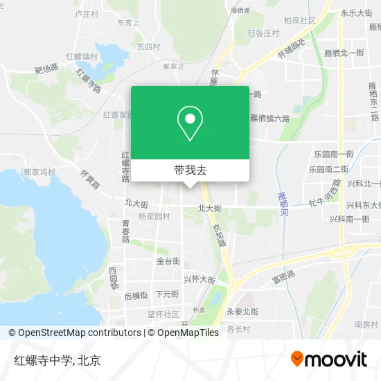 红螺寺中学地图